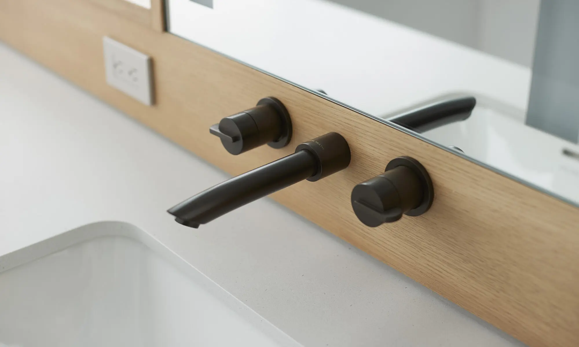 Xenon lavatory mixer by Samuel Heath