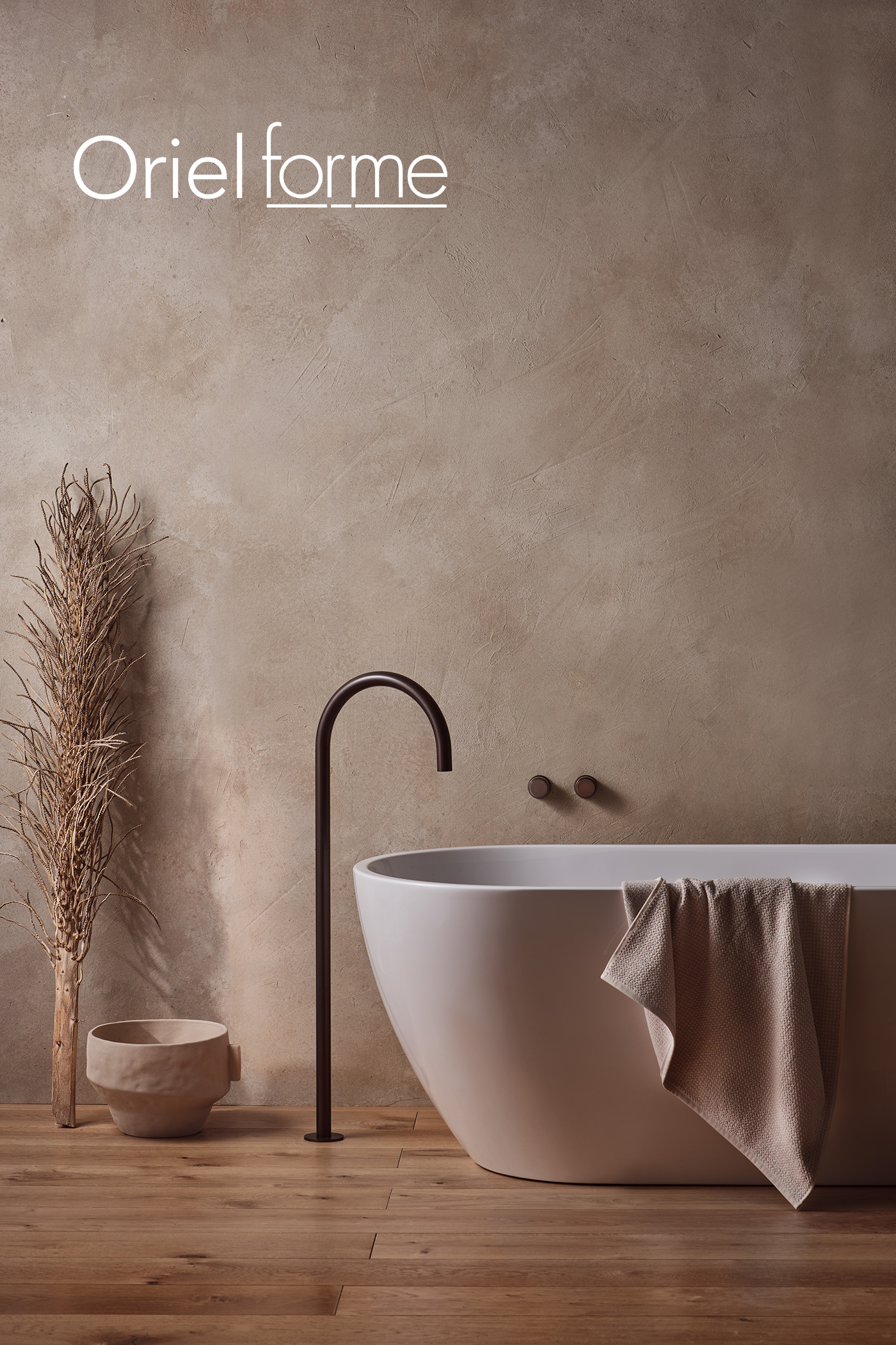 Oriel Forme freestanding bath Tap