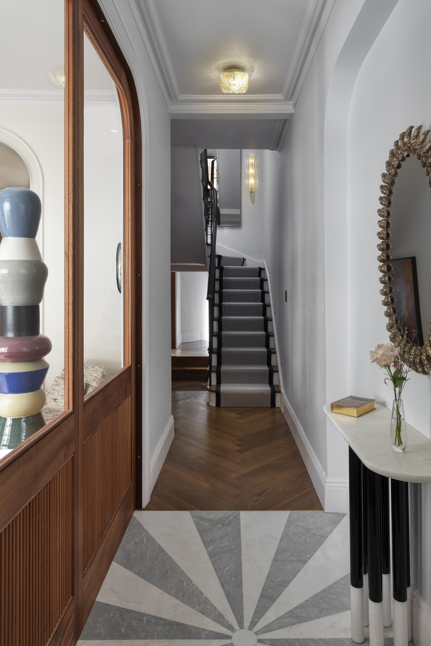 Rebecca James Studio Montpelier Street Entrance Hall