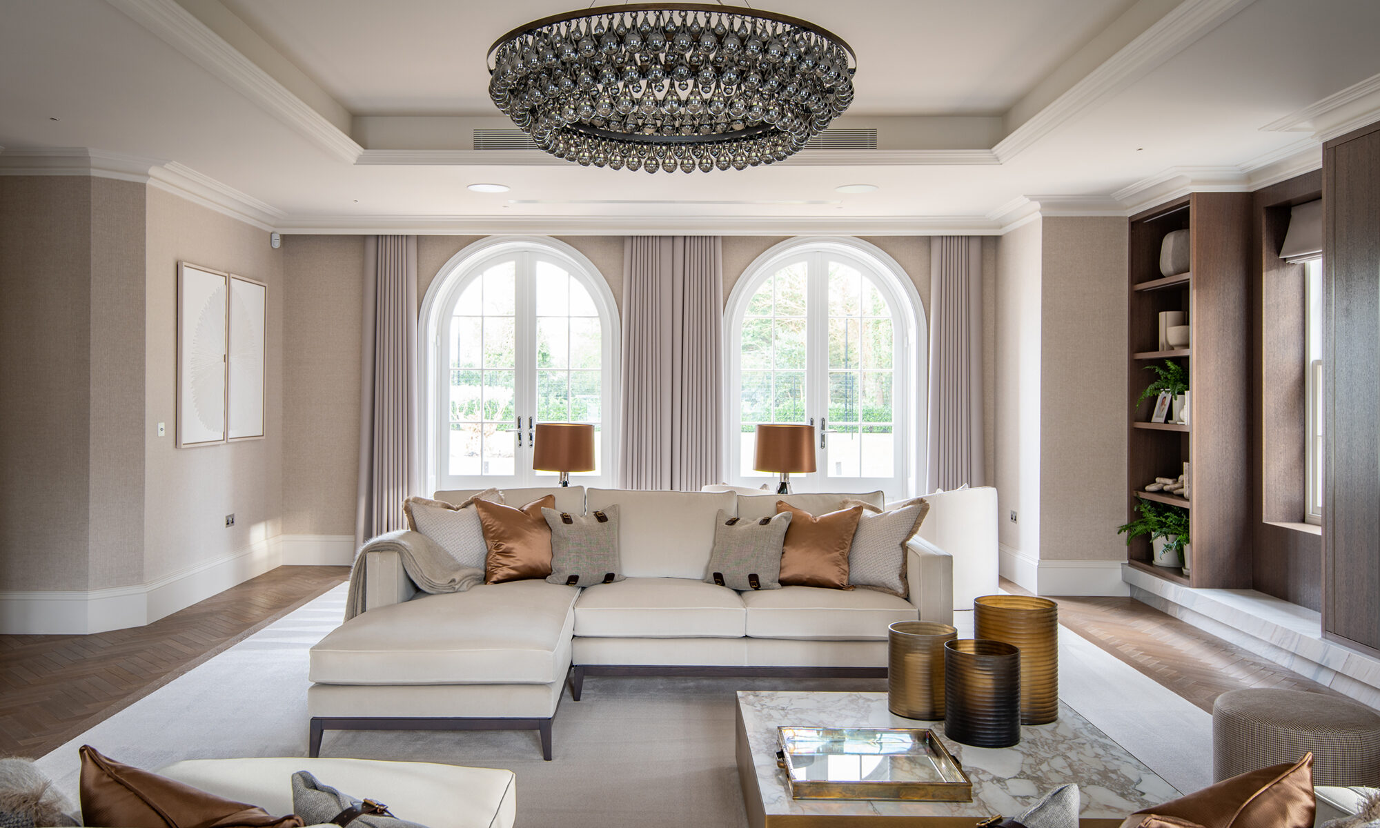 SGS Interiors Georgian style home with Samuel Heath lounge