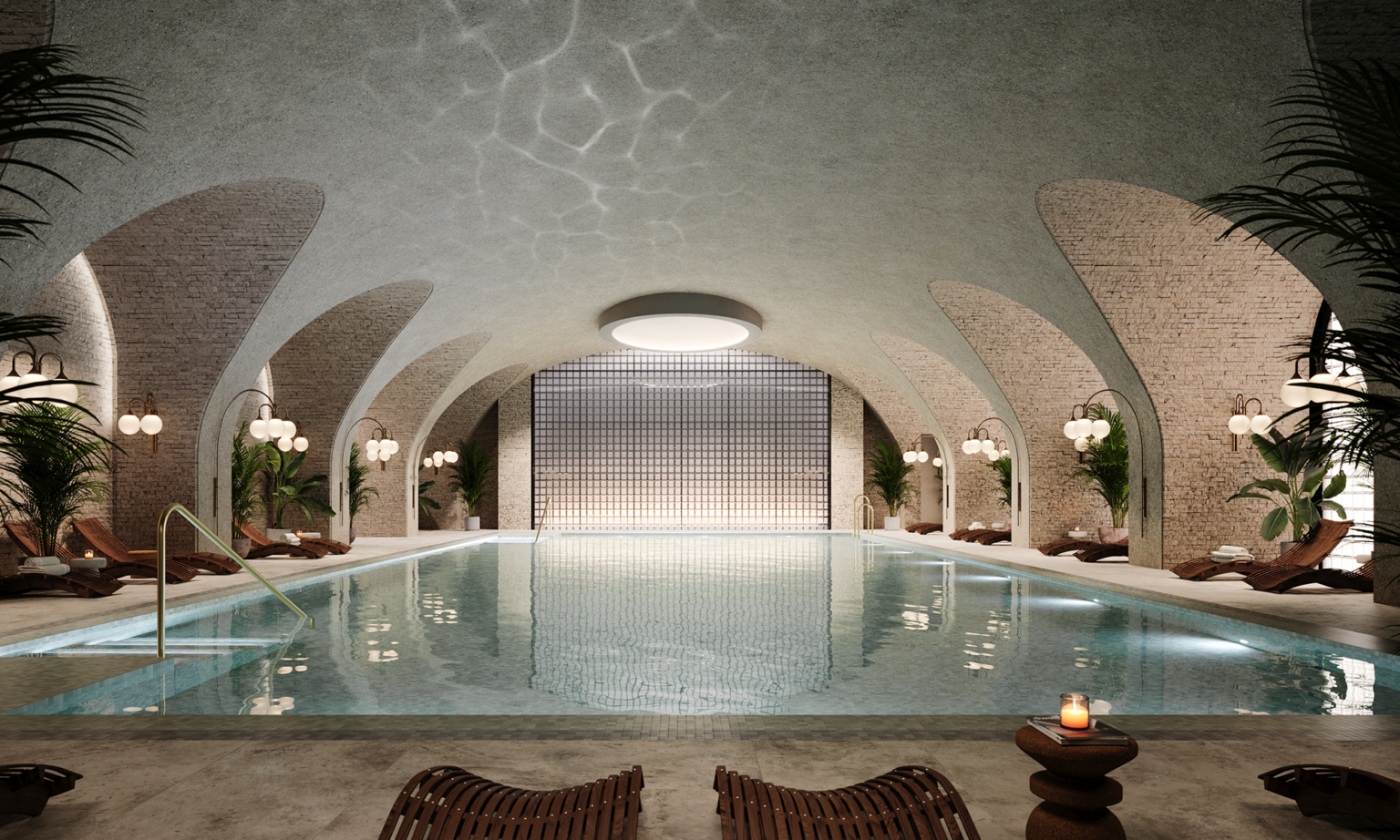 large and elegant swimming pool